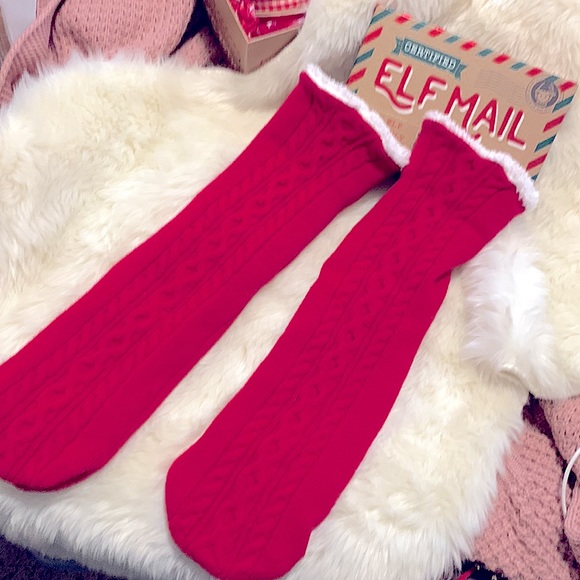 ๐คถ๐ปSantaโs Soft Warm&Cozy Thick & Fluffy. Non-slip. Fuzzy Sweater Sock-Slippers - Picture 2 of 16